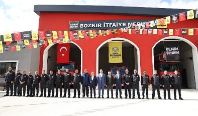 Başkan Altay Bozkır Otogarı ve İtfaiye Merkezi’ni Açtı