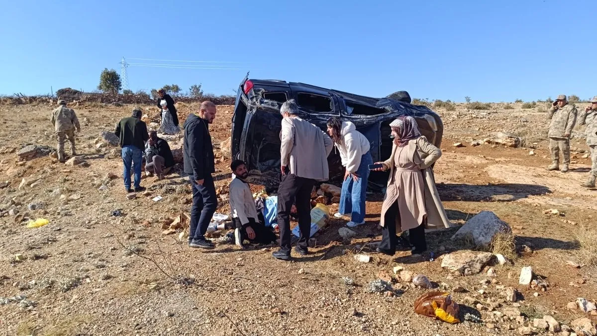 Mardin’de feci kaza: 3 ölü, 5 yaralı