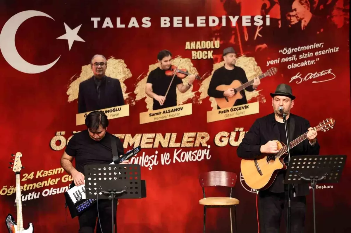 Talas Belediyesi’nden Öğretmenler Günü Konseri ve Söyleşisi